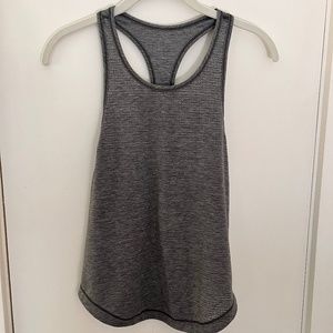 Lululemon Gray Running Tank Heather Gray Size 2